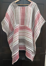 Zeta Top Warm Earth Stripes