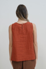 Mirabella Sleeveless Top Paprika