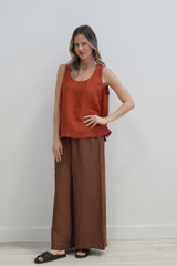 Mirabella Sleeveless Top Paprika