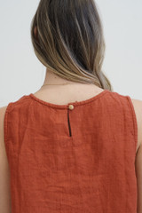 Mirabella Sleeveless Top Paprika