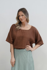 Barbara Top Cocoa
