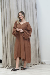 Elwin Midi Dress Cocoa