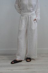 Mia Pants Cloud White