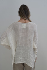 Valentina Top Ivory Woven