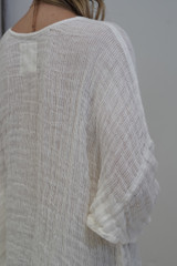 Valentina Top Ivory Woven