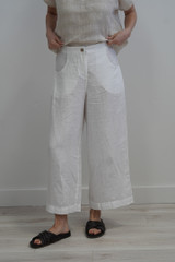 Imelda Straight Pants White