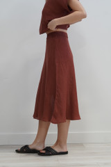 Gonna Midi Skirt Berry