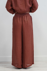 Mia Linen Pants Berry