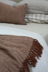 Hugo Linen Cushion Cover Rust 40X60CM