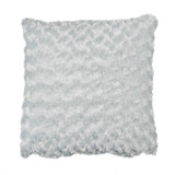 Rosette Mink Cushion Cover Soft Blue