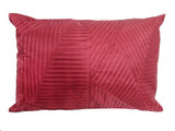 Asymmetrical Cushion Cover Cranberry