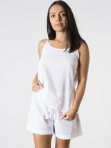 Lulu White with Lace Short PJ Set Pack of 2 Sets