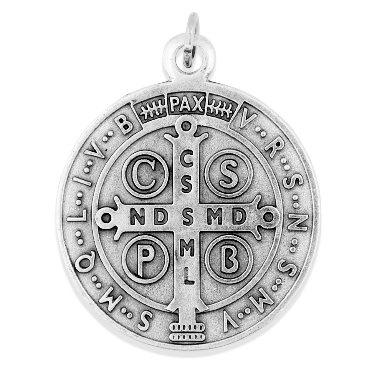 Saint Homobonus OVAL Religious Medal - 1/2 X 2/3 Inch Size