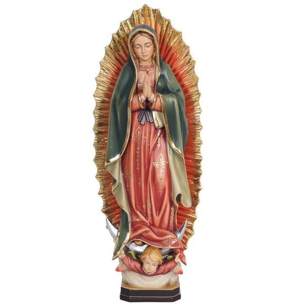 Our Lady of Guadalupe statue 24 inch Virgin Mary wood statue Large ...