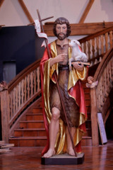 From Vision to Veneration: A Custom Carved St. John the Baptist Statue