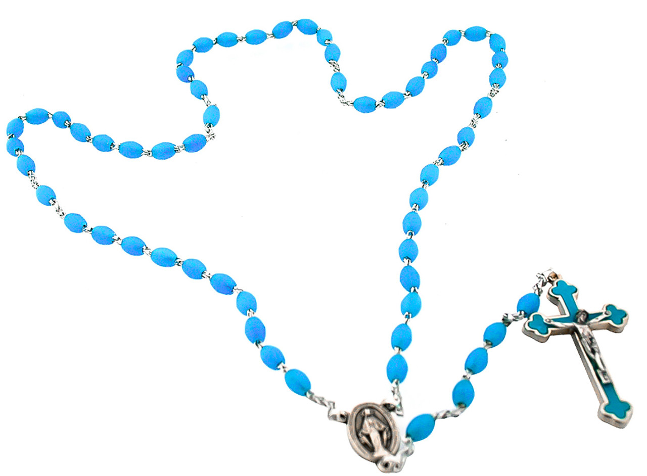 Monk's Girdle Catholic Rosary with Wood Beads - Trinity Church Supply