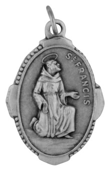 Traditional Catholic Saint Medal - st francis of assisi