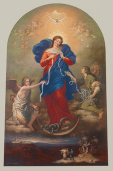 17" Our Lady Undoer of Knots Artwork Print