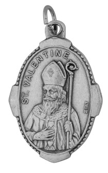 1" Traditional Saint Medals (st valentine)