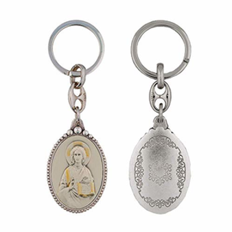 Premium Assorted Holy Figure Keychain (Christ Pantocrator)