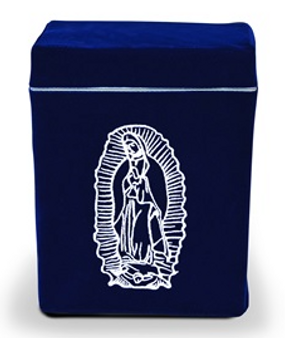 Dignity Velvet Urn Sleeve with Zipper Closure