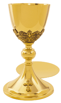 "Divine Elegance Chalice – Italian Craftsmanship with Amethyst Accents"