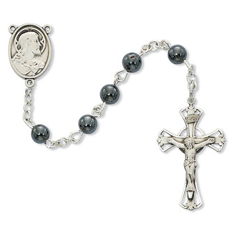 SS 6MM HEMATITE ROSARY