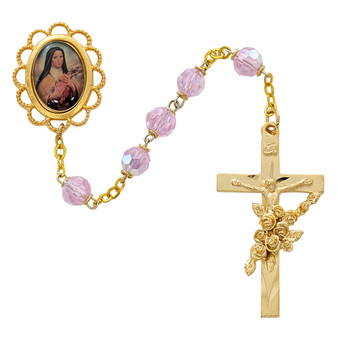 7MM GOLD ROSE ST THERESE RSRY