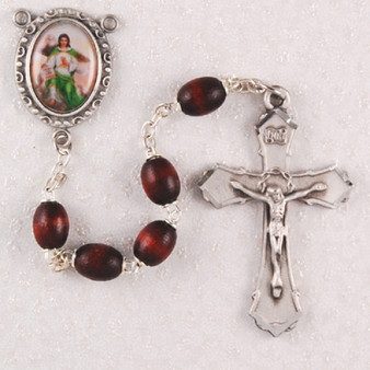 6X8MM BROWN ST. JOHN ROSARY