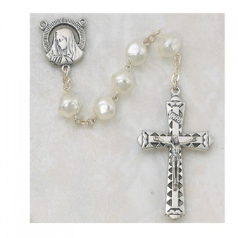 8MM PEARL ROSARY