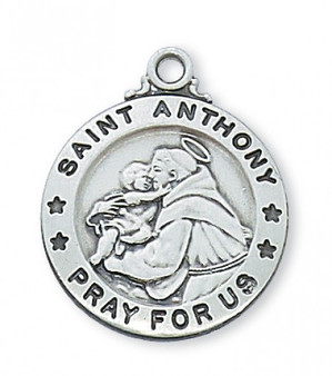 PEWTER ST ANTHONY MEDAL