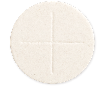 2 3/4" Diameter White Celebrant Altar Bread box of 50