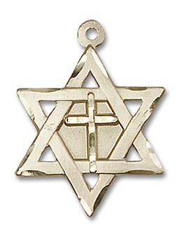 STAR OF DAVID w/ CROSS