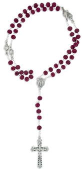 Rose Scented Rosary with Wood Beads