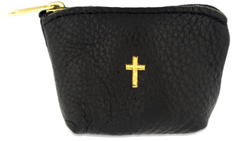 Genuine Italian Leather Rosary Pouch