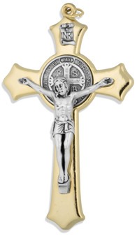 Traditional Saint Benedict Cross Pendant by Venerare