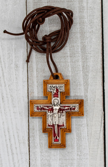 2" San Damiano Cross Necklace