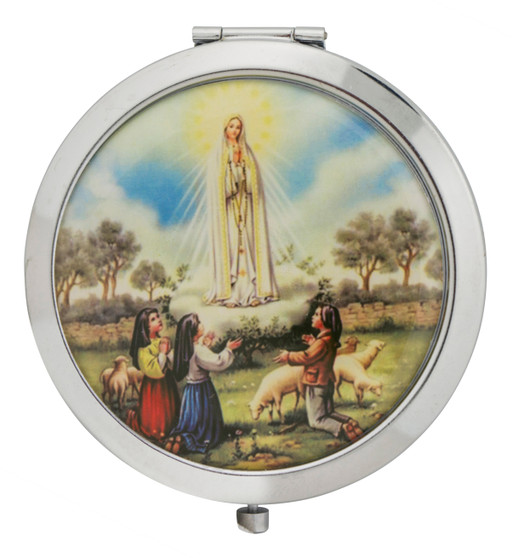 Catholic Pocketbook Mirror (Our Lady of Fatima)