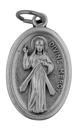 St. Faustina and Divine Mercy Jesus Medal