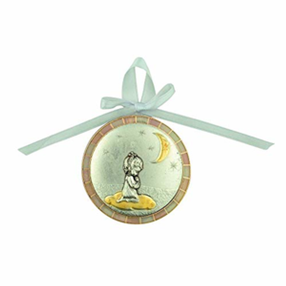 Praying Girl Medal Charm