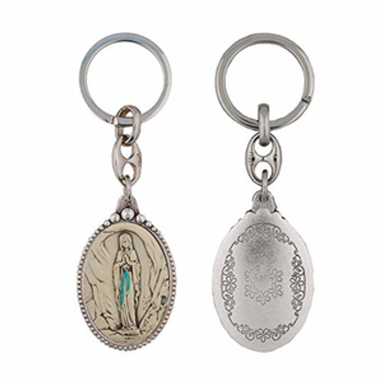 Premium Assorted Holy Figure Keychain (Our Lady of Lourdes)