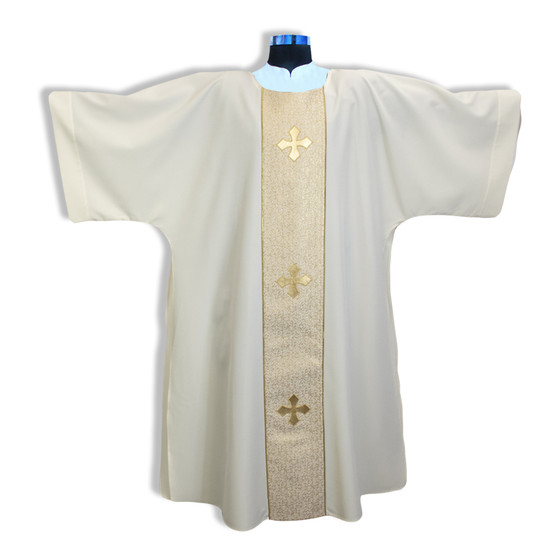 Theological Threads - 3 Gold Crosses, Festive, Dalmatic