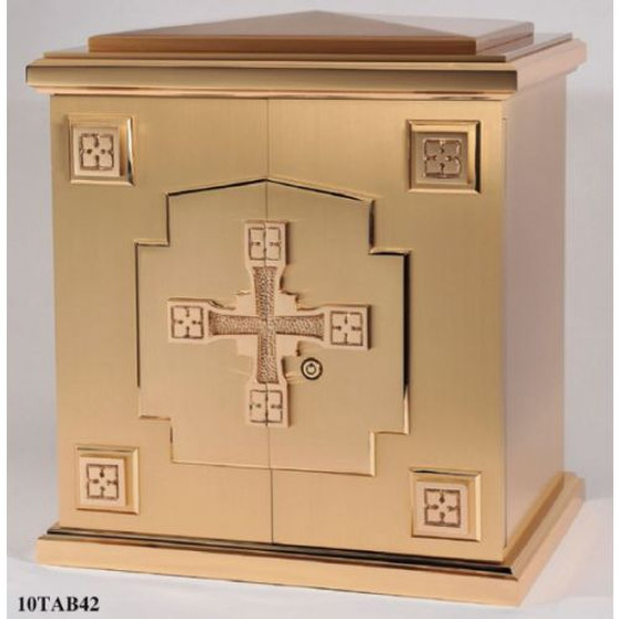 Bronze Bas Relief Sculpted Tabernacle (10TAB42)