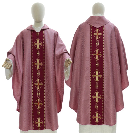 Rose Purple Gothic Chasuble