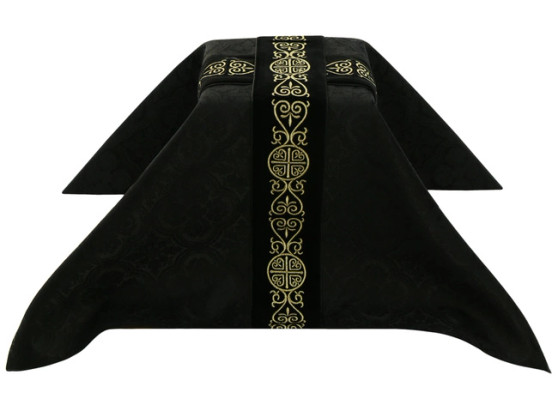 Black Funeral Urn Pall