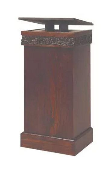 FlexStor Multi-Functional Adjustable Lectern with One Integrated Shelf for Added Convenience