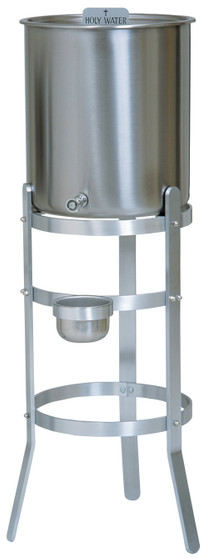 Aluminum Liturgical Stand – 5 Gallon Capacity, 13˝ Leg Spread