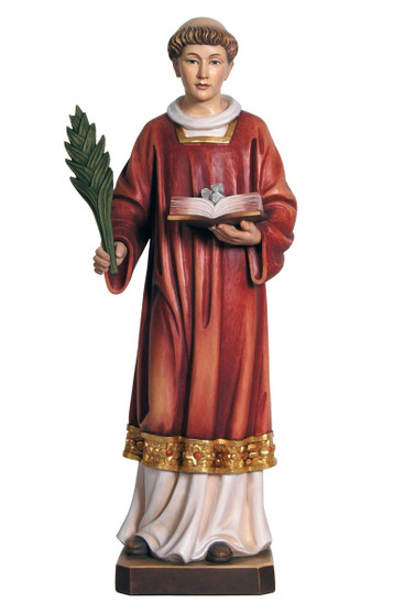 St. Stephen with Palm Leaf and Book -59 Inches