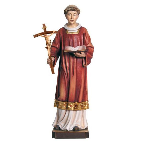 St. Aloysius with Jesus Cross & Book - 12 Inches