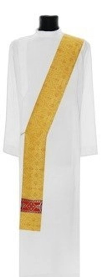 Gold Deacon Stole | Elegant Liturgical Vestment for Catholic Worship